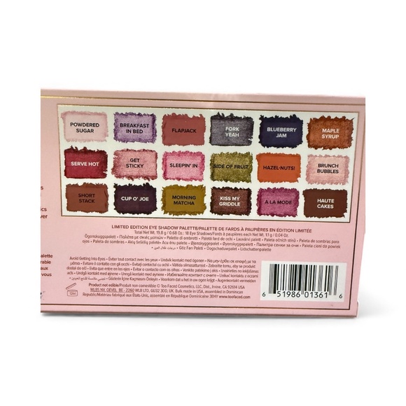 Too Faced "Maple Syrup Pancakes" Eye Shadow Palette - NEW - Picture 4 of 4
